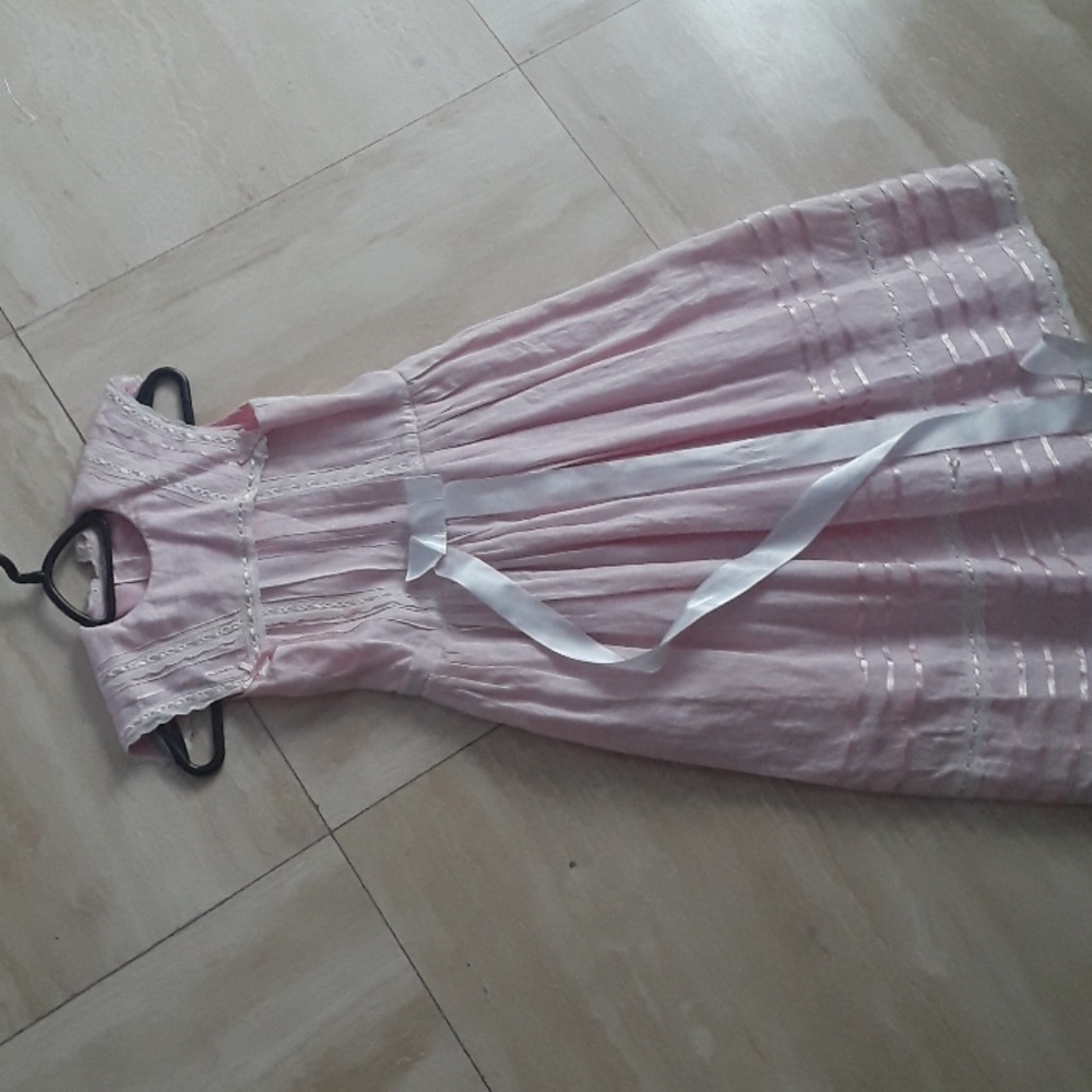 100% linen girl dress